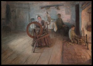 Otáčení Světlem Ohně od Henry Ossawa Tanner