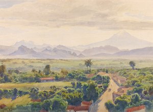 Pohled na Cuernavacu od Henry Otto Wix