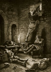 Útěk Ralpha Flambarda z Toweru, ilustrace z knihy "Hutchinson
