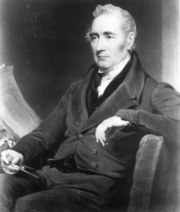 George Stephenson, rytý Charles Turner, 1838 (mezzotinta)