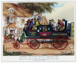 Londýn a Bath Steam Carriage, 1840, c1800-1840.