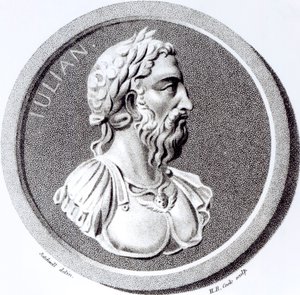 Portrét Didia Juliana, z „Dějiny úpadku a pádu Římské říše“, svazek 7, strana 137. od Edwarda Gibbona, 1808