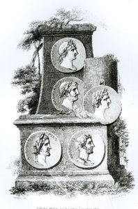 Portréty římských císařů z „Dějiny úpadku a pádu Římské říše“ od Edwarda Gibbona, Vol 2, 1808