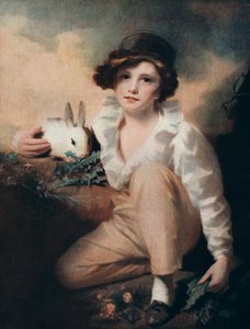 Chlapec s králíkem, c1814 1912.