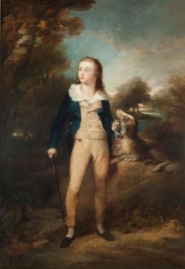 Mistr Cathcart a pes, asi 1810 (olej na plátně) od Henry Raeburn