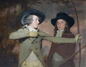 Lučištníci, asi 1789-90 (olej na plátně) od Henry Raeburn