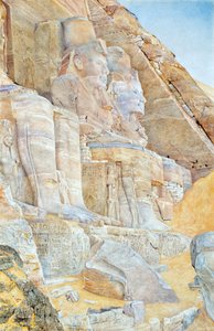 Velký chrám Abu Simbel - Newmann, Henri Roderick (1833-1918) - 1905 - Olej na plátně - Musée d