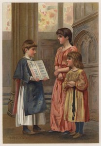 Evensong (barevné lito) od Henry Ryland