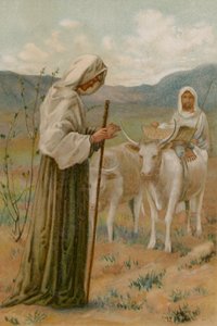 Hannah a Samuel (chromolitho) od Henry Ryland