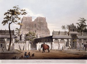 Pagoda v Ramiseram, 1803
