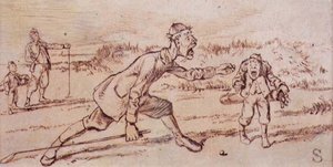 Shouting at the Caddie, ilustrace z časopisu 