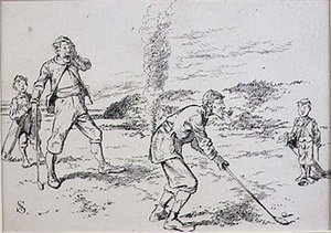 The Absent Minded Golfer, ilustrace z časopisu 