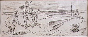 The Guided Golfer, ilustrace z časopisu 