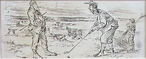 The Hesitant Golfer, ilustrace z časopisu 