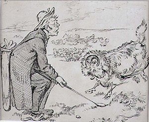 The Surprised Golfer, ilustrace z časopisu 