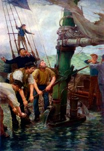 Všechny ruce u pump! od Henry S. Tuke od Henry Scott Tuke