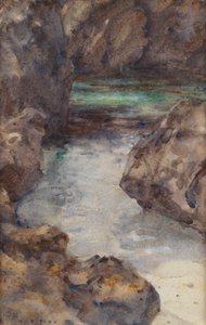 Cove (akvarel) od Henry Scott Tuke