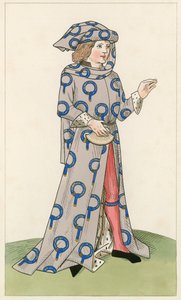 Rytíř podvazku, c 1470, od Henry Shaw