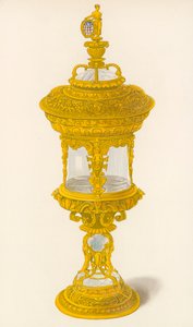 Pohár, patřící společnosti Goldsmiths, c 1558 od Henry Shaw