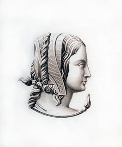 Pokrývka hlavy, začátek 16. století, 1843. od Henry Shaw