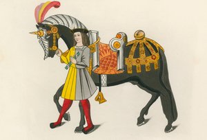 Kůň a hlídač, 1511 od Henry Shaw
