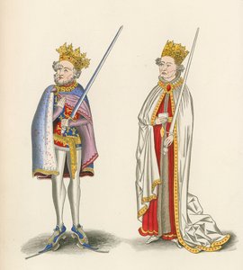 Král Jan a král Jindřich I., kolem roku 1440