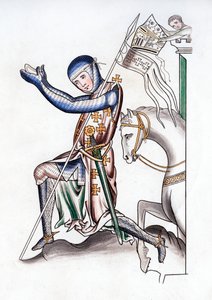Rytíř, konec 12. století, 1843. od Henry Shaw