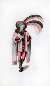 Pánské šaty, c1480, 1843.
