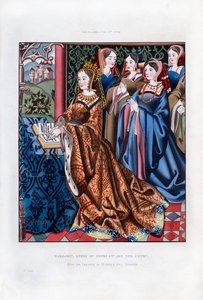 Markéta, královna Jindřicha VI., a její dvůr, polovina 15. století, 1843. od Henry Shaw