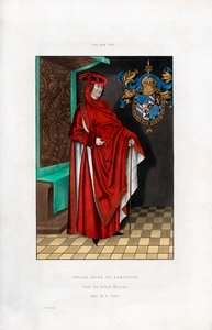 Philip, vévoda z Burgundska, c1460, 1843. od Henry Shaw