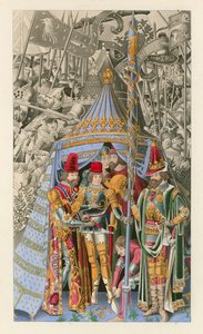 Pyrrhus Receiving Honor of Knighthood, počátek 15. století