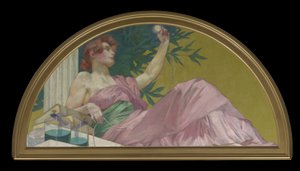 Muse of Electricity, 1893 od Henry Siddons Mowbray