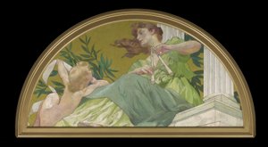 Muse of Music, 1893 od Henry Siddons Mowbray