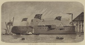 Plovoucí HMS Sultan z doku od Henry Spernon Tozer