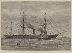 Steam-Tug v Plymouthu odvážející jednotky do Himálaje na Gold Coast od Henry Spernon Tozer