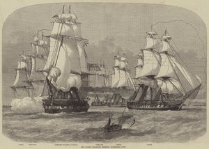 Létající eskadra vstupuje do Plymouth Sound od Henry Spernon Tozer