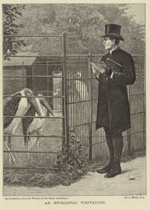 Biskupská vizitace od Henry Stacey Marks