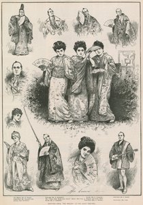Náčrtky z Mikado v divadle Savoy od Henry Stephen Ludlow
