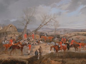 Lovecká scéna: Zabití od Henry Thomas Alken