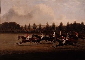 Start Doncaster St. Leger od Henry Thomas Alken