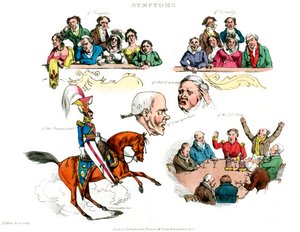 Symptomy pobavení, 1822. od Henry Thomas Alken