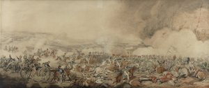 Bitva u Waterloo, 18. června 1815 (tužka a wc na papíře) od Henry Thomas Alken