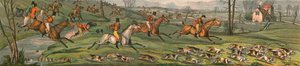 The Hunt - Full Cry, 1820, 1890. od Henry Thomas Alken