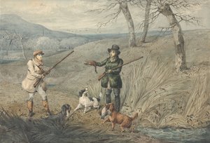 Lov divokých kachen od Henry Thomas Alken