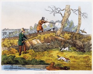 Lov sluky lesní od Henry Thomas Alken