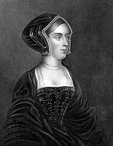 Anne Boleyn, druhá manželka Jindřicha VIII., 19. století.
