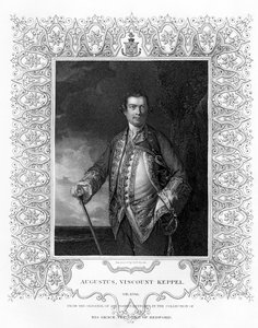 Augustus Keppel, vikomt Keppel, 1725-1786, 19. století.