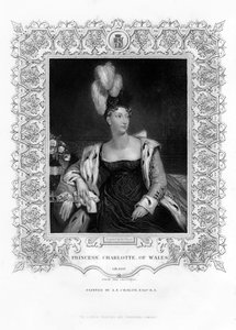 Princezna Charlotte Augusta z Walesu, 19. století.