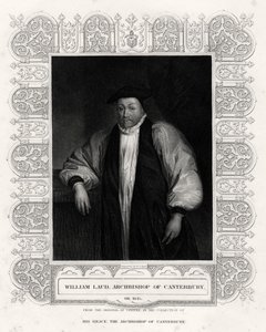 William Laud, arcibiskup z Canterbury, 19. století od Henry Thomas Ryall