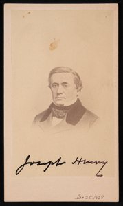 Portrét Josepha Henryho 1797-1878, 1868.